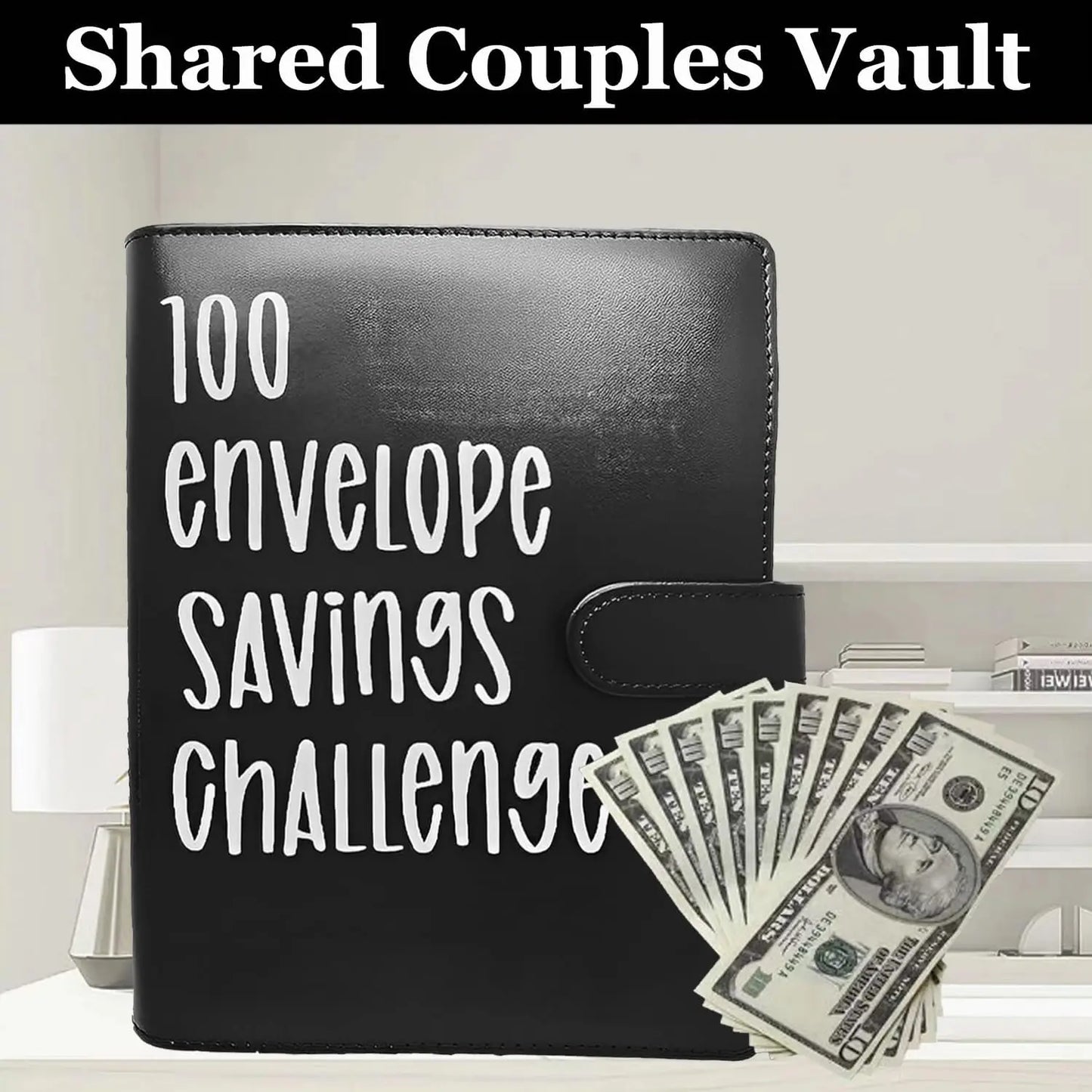 100 Envelopes Money Saving Challenge Binder A5 Savings Binder Budget with Cash Envelopes for Planning and Saving $5050